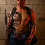 Hamilton Stripper Hunks Build Costume - Leon